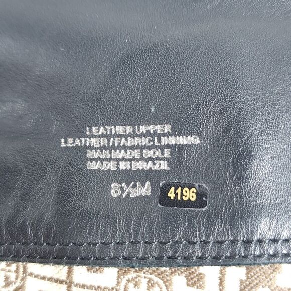 TORY BURCH Women's Selma US8,5M Black Suede Logo Zip Knee High Riding Boots - Picture 13 of 16